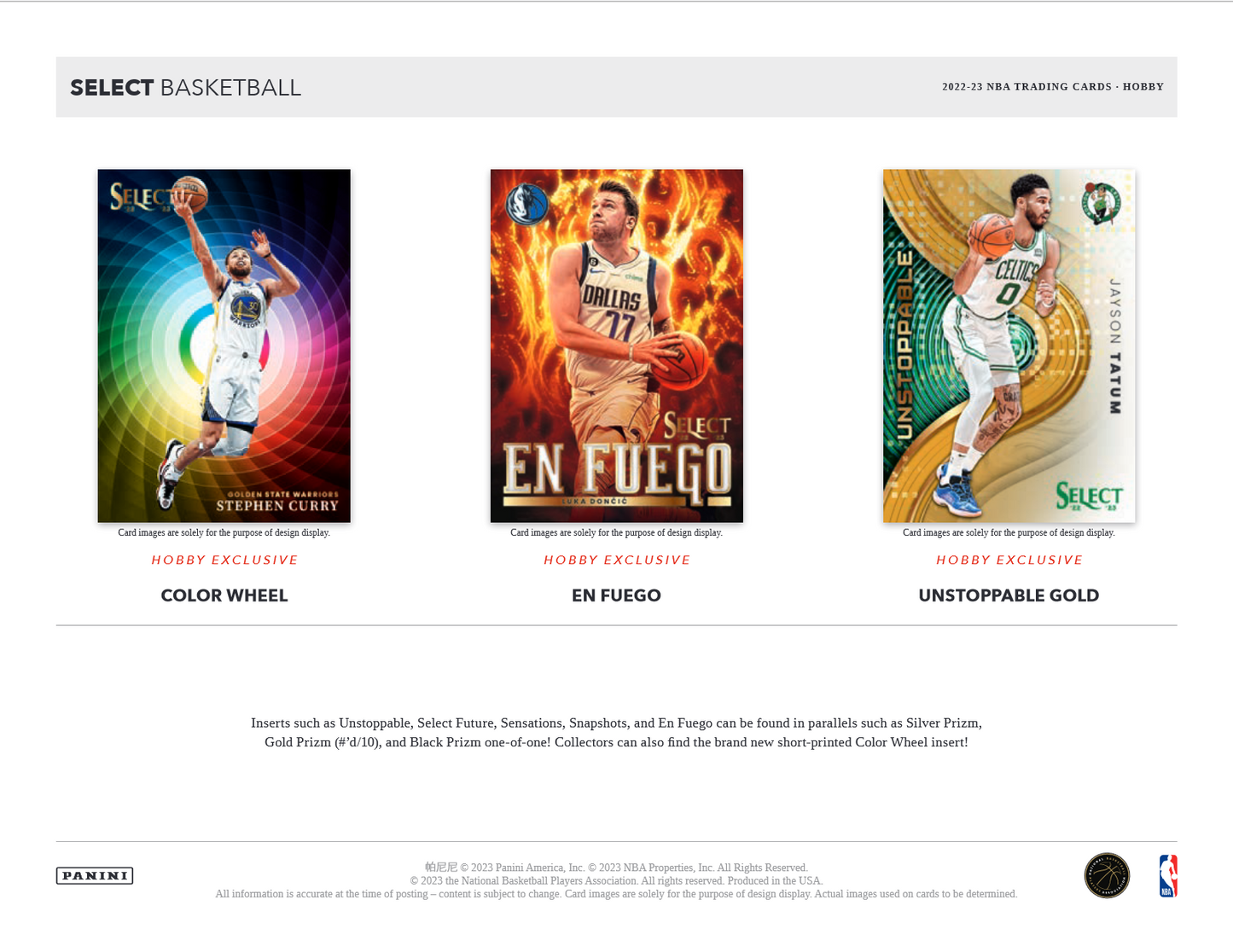 2022-23 Panini Select Basketball Hobby Box