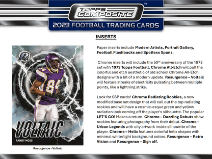 2023 Topps Composite Football Hobby 12 Box Case